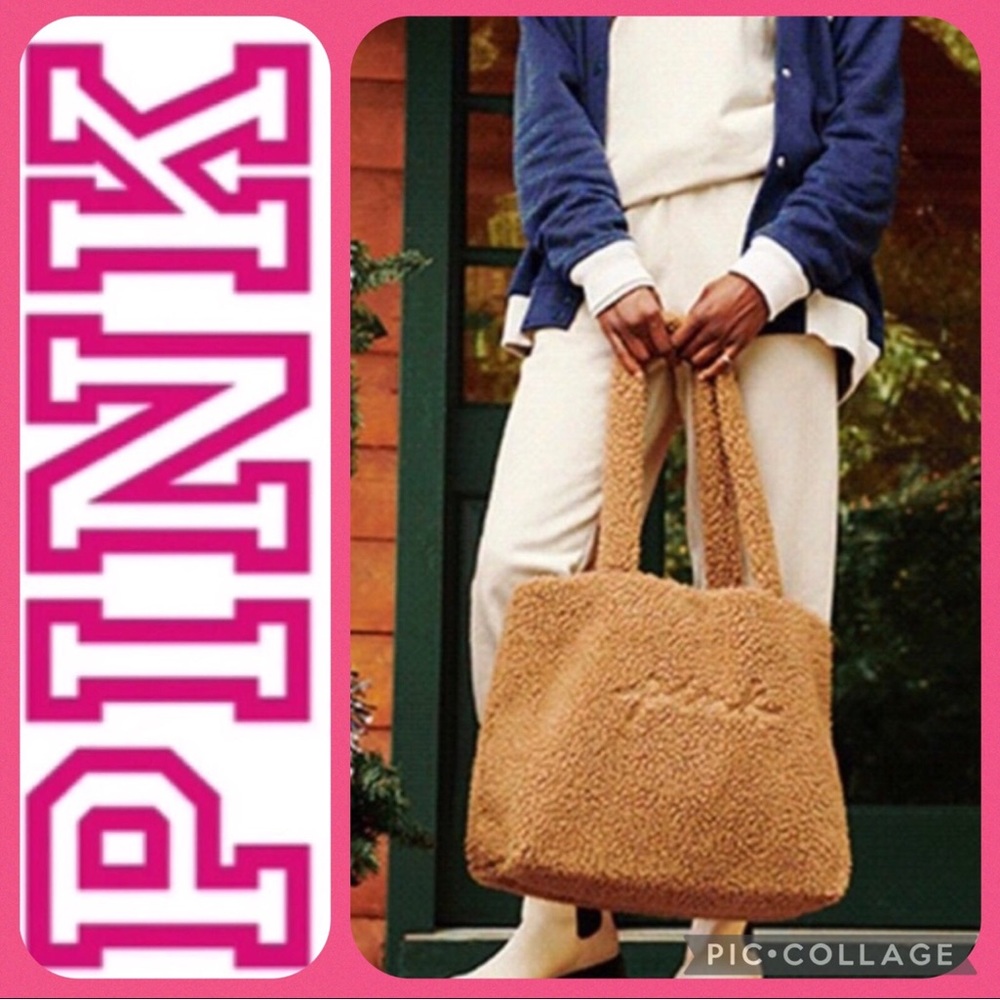 ❌SOLD❌Victoria’s Secret PINK Plush Tote